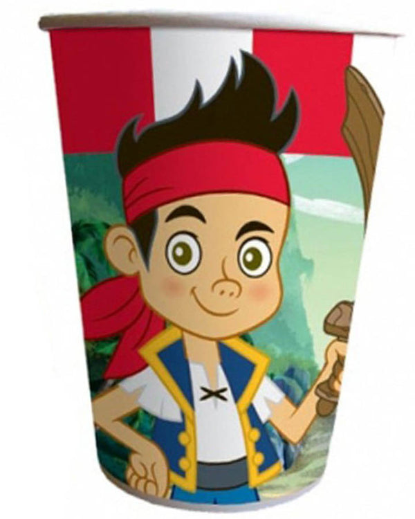 Jake and the Neverland Pirates Cups Pack of 8
