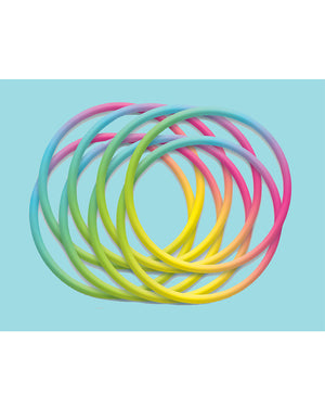 80s Awesome Party Rubber Bracelets