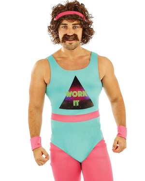 80s Fitness Instructor Mens Costume