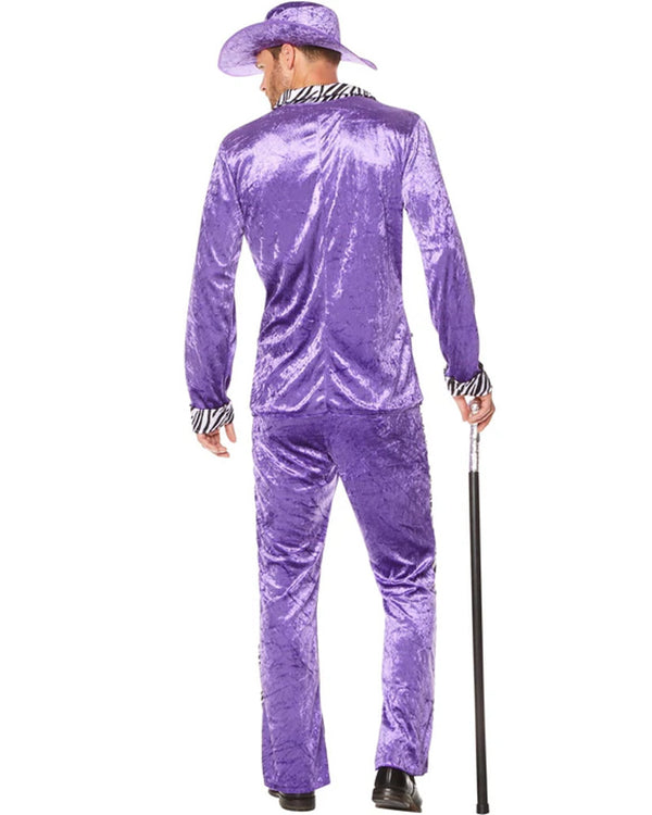 80s Pimp Purple Suit Mens Costume