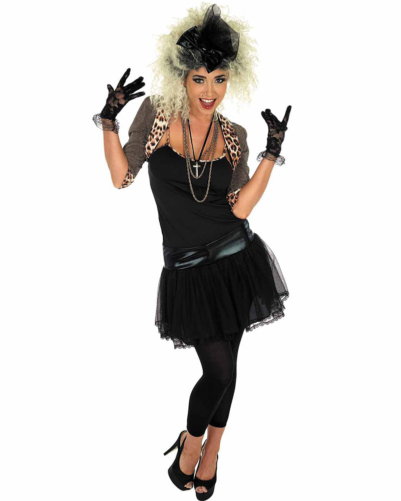 80s Pop Star Womens Plus Size Costume