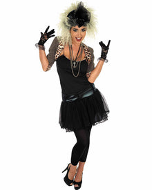 80s Pop Star Womens Plus Size Costume