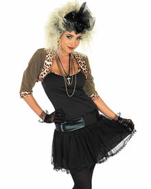 80s Pop Star Womens Plus Size Costume
