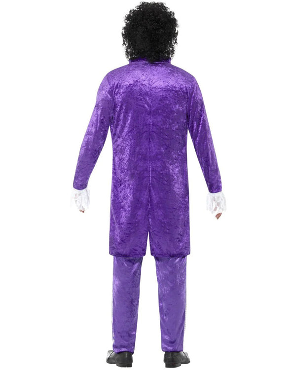 80s Purple Musician Mens Costume