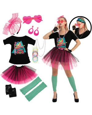 80s to the Max Complete Womens Costume
