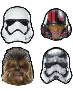 Star Wars Episode 7 Party Masks Pack of 8