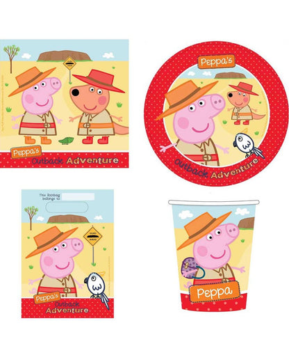 Peppa Pig Australian Adventure Party Pack of 40