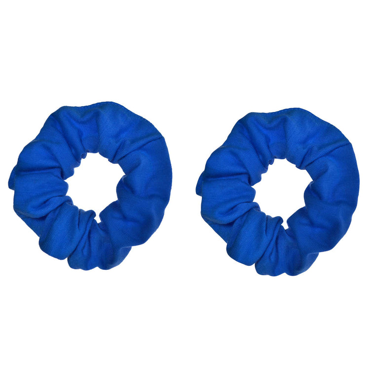 Team Spirit Hair Scrunchies Blue Pack of 2