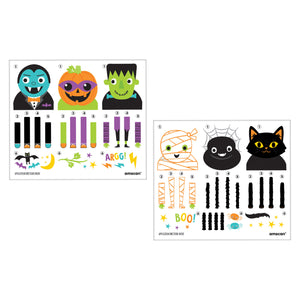 Halloween Hand Tattoos Pack of 12
