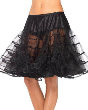 Black Mid Length Petticoat