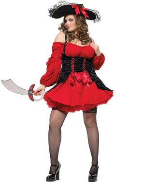 Vixen Pirate Wench Womens Plus Size Costume
