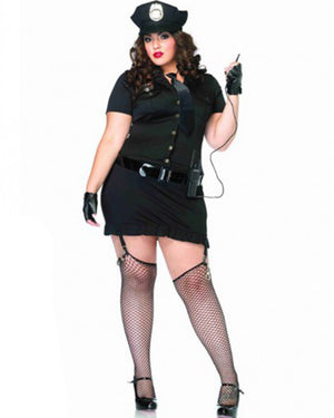Dirty Cop Womens Plus Size Costume