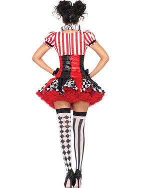 Harlequin Clown Womens Costume