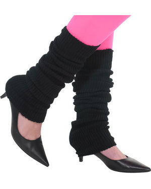 Awesome 80s Black Leg Warmers
