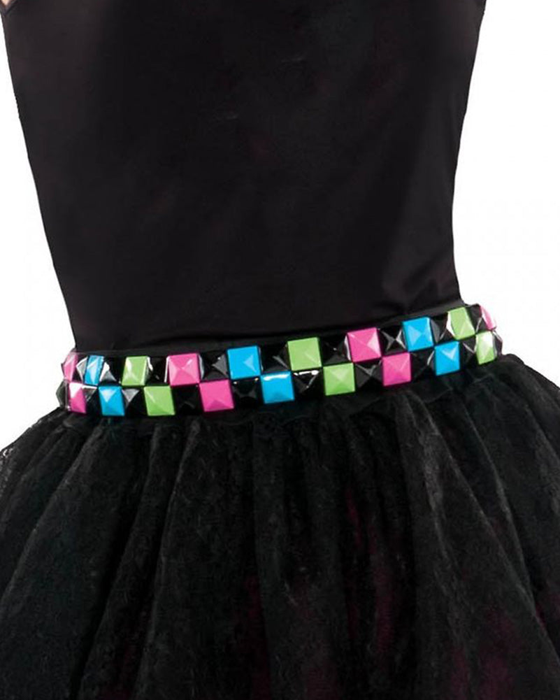 Awesome 80s Neon Tile Belt