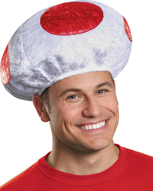 Super Mario Brothers Mushroom Adult Hat