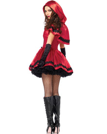 Gothic Red Riding Hood Womens Halloween Costume