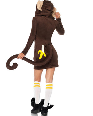 Cozy Monkey Womens Costume