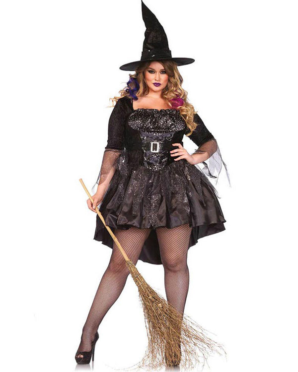 Black Magic Mistress Womens Plus Size Costume