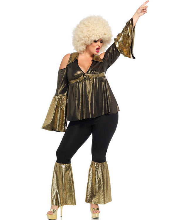 70s Disco Diva Womens Plus Size Costume