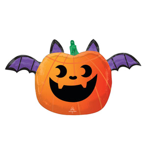 Standard Shape Fun & Spooky Pumpkin Bat S50