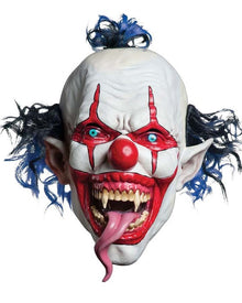 Snake Tongue Evil Clown Halloween Mask