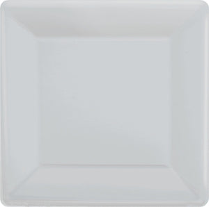 Paper Plates 26cm Square 20CT - Silver Pack of 20
