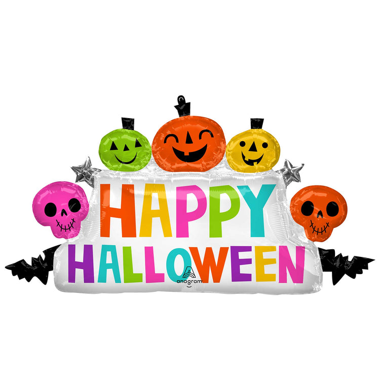 SuperShape Colourful & Creepy Happy Halloween Marquee P35