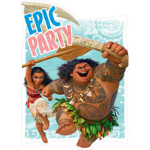Disney Moana Party Invitations Pack of 8