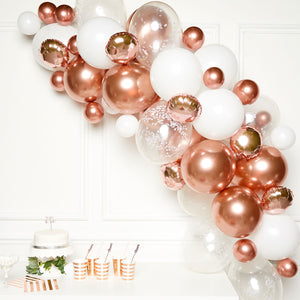 Balloon Garland Kit Rose Gold with 66 Balloons Pack of 66