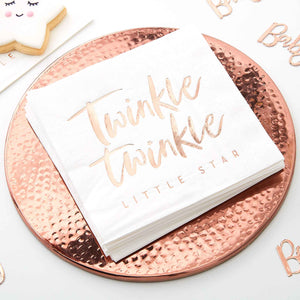 Twinkle Twinkle Napkins Foiled Pack of 16