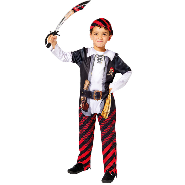 Sustainable Pirate Boys Costume 6-8 Years