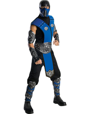 Mortal Kombat Sub Zero Deluxe Mens Costume