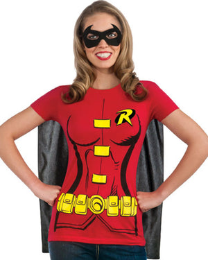Robin Womens T Shirt Costume Kit