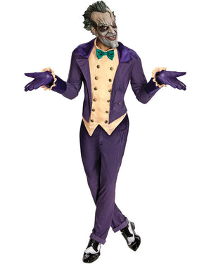The Joker Arkham City Mens Costume