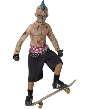 Zombie Skate Punk Boys Costume