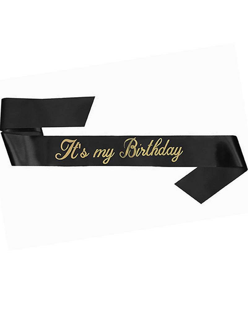 Its My Birthday Sash
