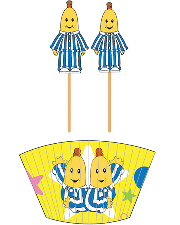 Bananas in Pyjamas Cupcake Kit