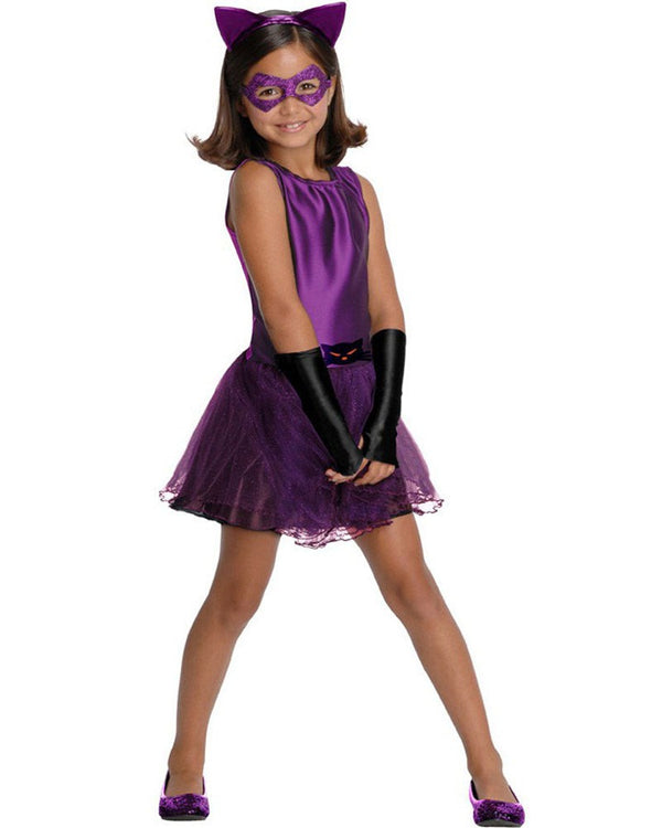 Super Villains Catwoman Tutu Girls Toddler Costume