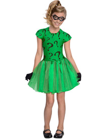 Super Villains Riddler Tutu Girls Halloween Costume