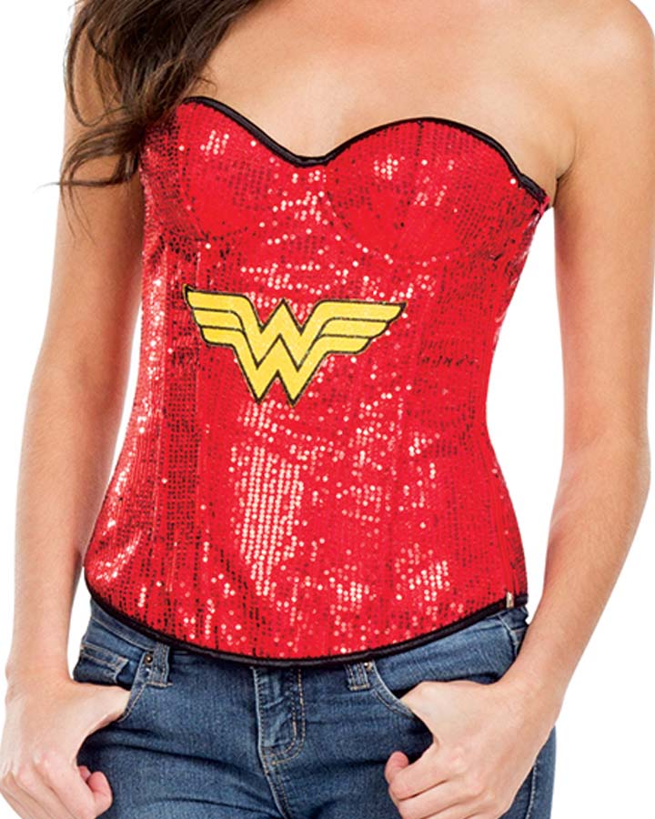 Wonder Woman Sequin Corset
