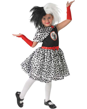Disney Cruella De Vil Girls Costume