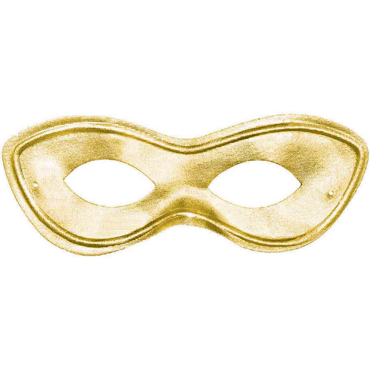Gold Superhero Eye Mask