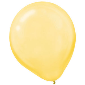 Yellow Pearl 30cm Latex Balloon Pack of 15