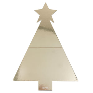 Cosy Copper Gold Christmas Tree Shaped Grazing Board