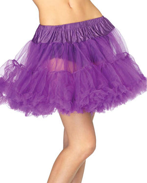 Purple Layered Tulle Petticoat
