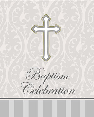 Devotion Baptism Invitation Cards Pack of 8