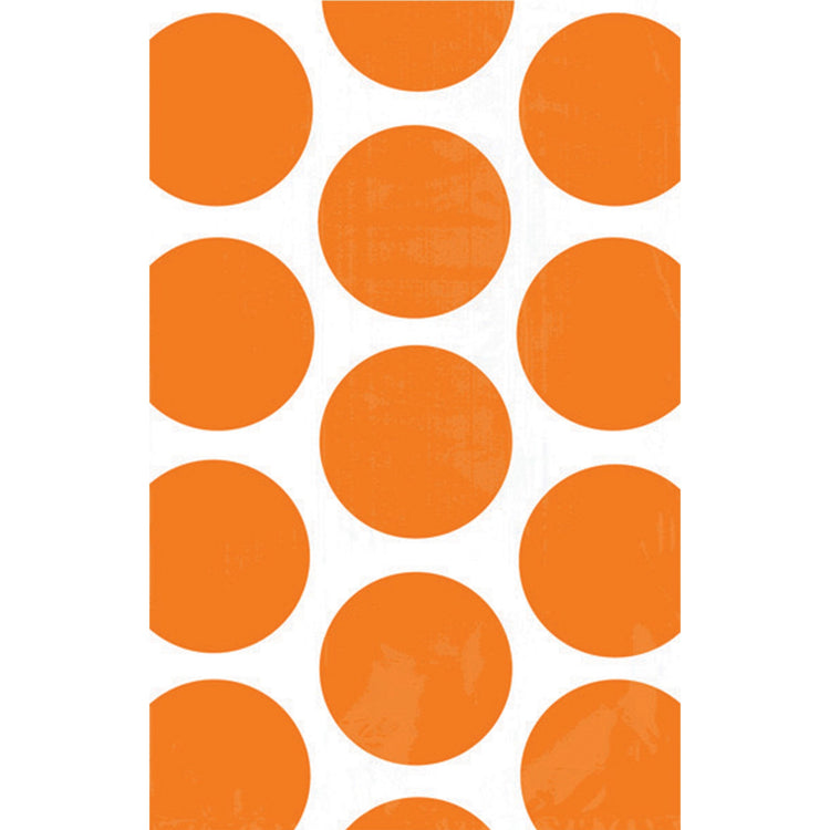 Paper Bag Polka Dot Orange Pack of 10