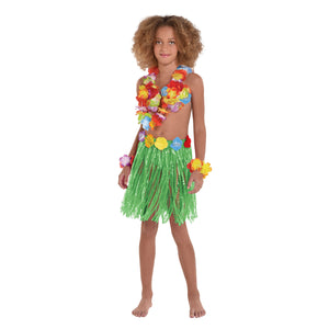 Multicolour Hula Kids Costume