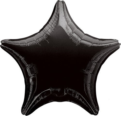 45cm Standard Star XL Black Balloon
